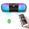 Amazon hot sell digital colorful light Wireless music player TWS Portable Speaker Digital LED flashing Stereo BT bar Speaker