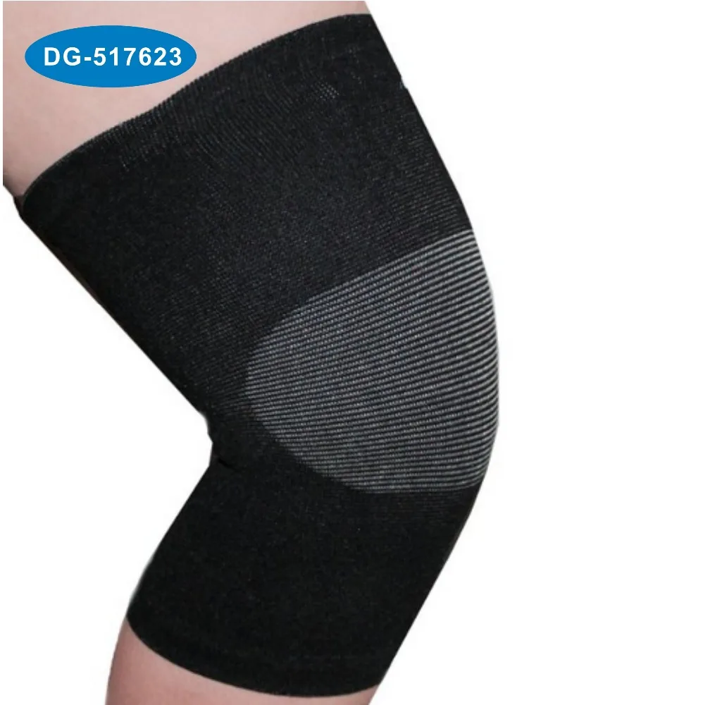 Venda quente cinta para joelho entorse no joelho fibra de bambu suporte ajuste na altura do joelho manga com preço baixo
