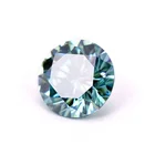 wholesale moissanite loose stones green ten Hearts & Arrows moissanite