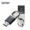 High Grade Lexar 32GB 64GB 128GB USB 3.0 flash drive With Fingerprint encryption F35 usb flash drive lexar usb key For PC Device