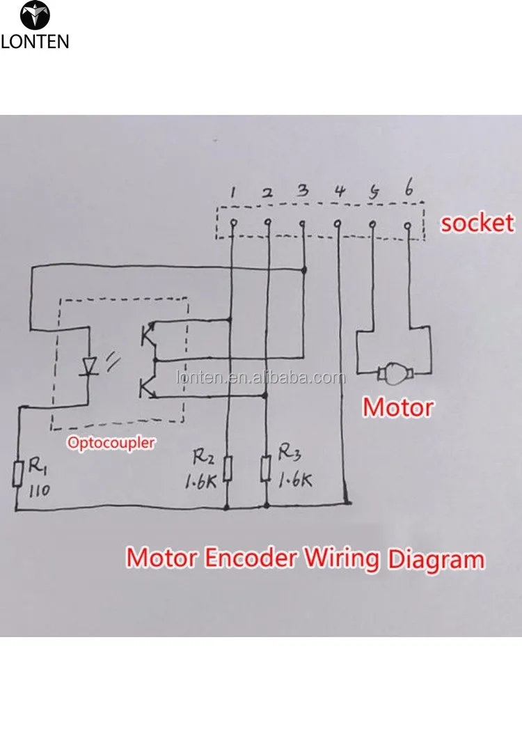 1pc 130 Motor DC 6V-12V 7800RPM Metal Speed Encoder Tachometer Motor AB Phase 49mm Length