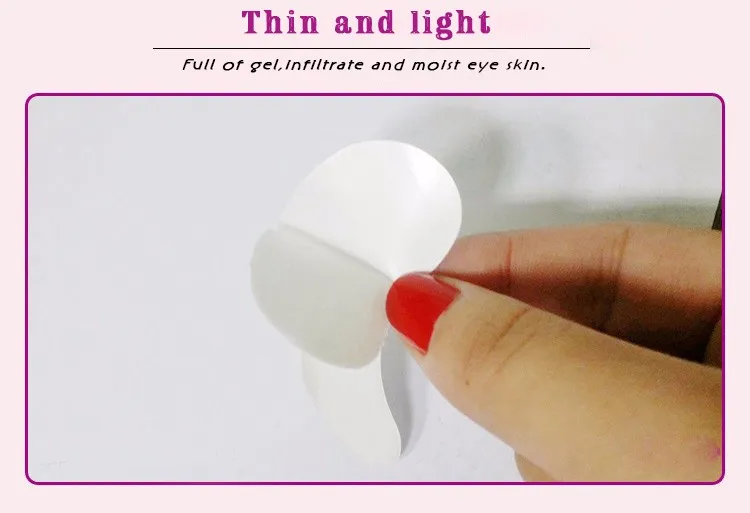 Lint Free eyelash extension eye gel patch for women2
