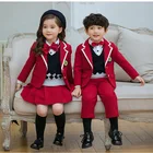 School Uniform Sweater Blazer Set For Kindergarten Children And High School Kids