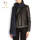 Women Italian Winter Knitted Cashmere Snood Cotton Scarf Shawl