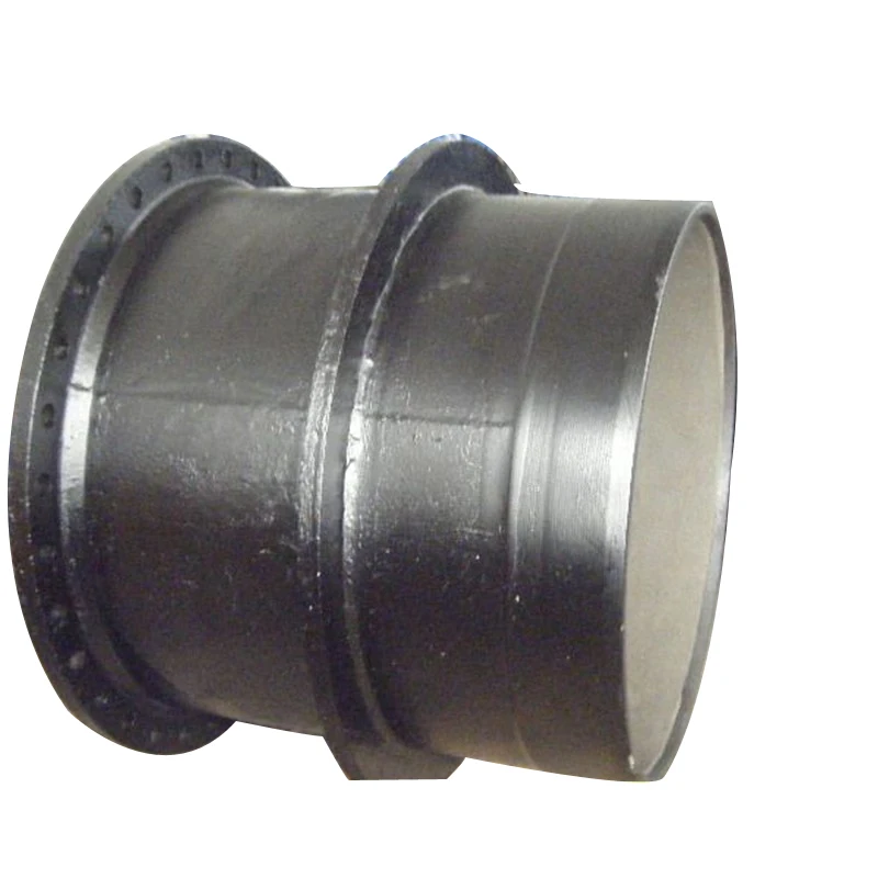 ductile iron flange spigot pipe fittings with puddle flange