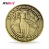 Customized high quality goat pattern metal commemorate souvenir coin