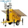 HEIJOY-BST-17 construction use mobile solar lighting tower Mobile solar trailer