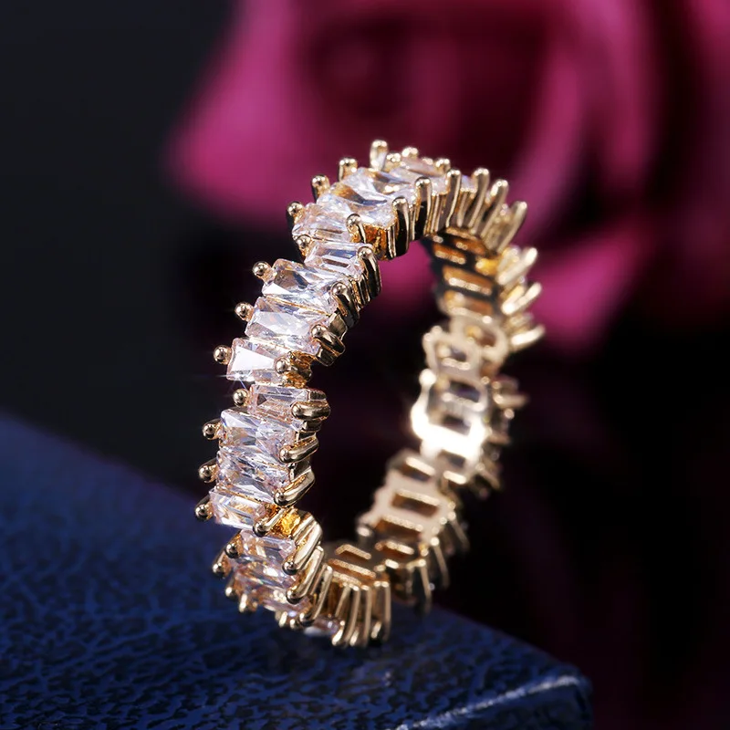CAOSHI Handmade Finger Ring 925 Silver Gold Rings for Women Men Jewelry Zircon Couple Rings for Weddings and Engagement
CAOSHI Handmade Finger Ring 925 Silver Gold Rings for Women Men Jewelry Zircon Couple Rings for Weddings and Engagement