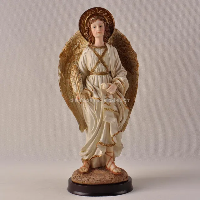 religious angel figure in resin folk gifts crafts