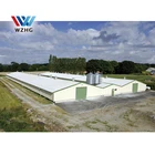 Steel structure poultry farm building, steel frame chicken house shed plan