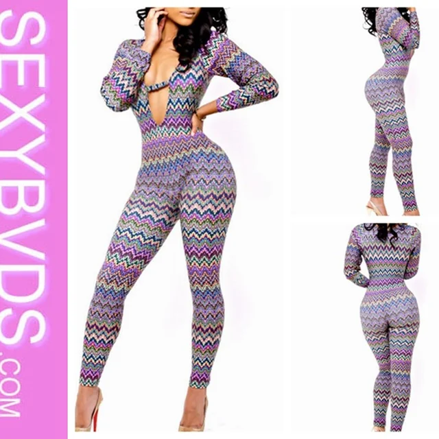 Best quality Sexy Women's Cocktail Floral Bodycon Outfit Party Clubwear Bandage Dress Jumpsuits