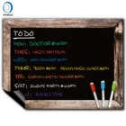 6.2 Easy erasable magnetic small chalkboard set for refrigerator