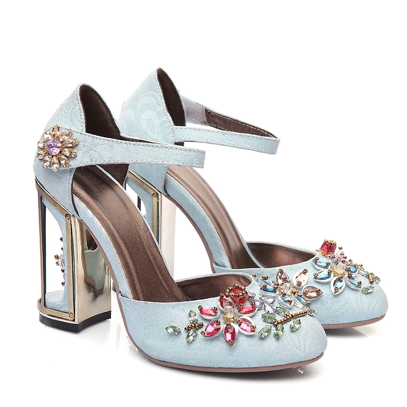 WETKISS European Style D'Orsay Pump Unusual High Block Heels Pumps Shoes Ladies High Heel Shoes Crystal Flower Women Pumps Shoes, Blue, black, red
WETKISS European Style D'Orsay Pump Unusual High Block Heels Pumps Shoes Ladies High Heel Shoes Crystal Flower Women Pumps Shoes, Blue, black, red