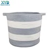 OEM best selling cotton rope coiled laundry basket