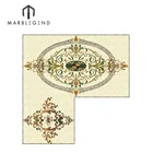 high quality marble oval water jet medallion