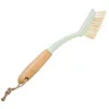 Custom Multi-function Kitchen ceramic tile floor Shoe bamboo Wooden Long handle Crevice Cleaning brush