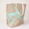 Wholesale New Design Canvas Adorable Stripe Beach Tote Bag