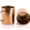 16oz Moscow Mule Copper Mugs,stainless steel wine mug Chills quickly and keeps the drinks frosty