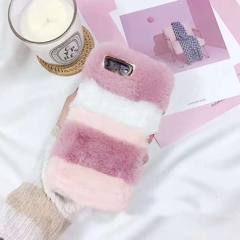 For iPhone XS MAX Furry Case , Stripe Contrast Color Fur Phone Case for iPhone 8 Plus XS for Women Girls, 4 colors optional
For iPhone XS MAX Furry Case , Stripe Contrast Color Fur Phone Case for iPhone 8 Plus XS for Women Girls, 4 colors optional