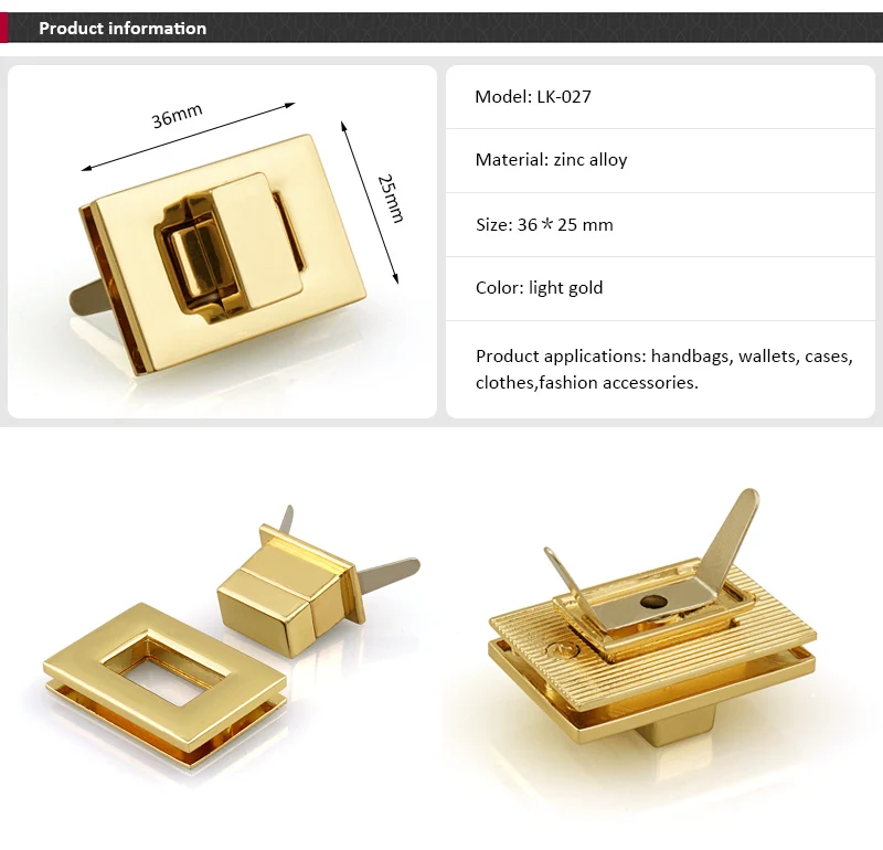 Bag Turn Lock