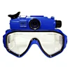 Outdoor sports/hunting recording Diving mask DVR waterproof 30 meters digital camera
