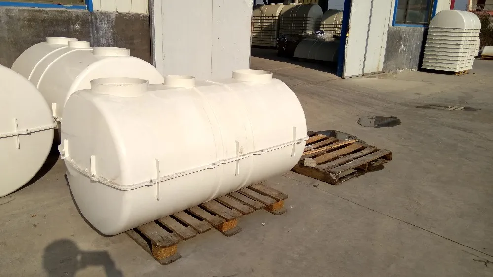 1000 Gallon Underground Plastic Frp Bio Septic Tank For