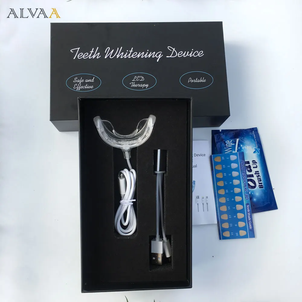 Luxury box package Private Logo directly connected to mobile phone use LED Teeth Whitening Kit, White color
Luxury box package Private Logo directly connected to mobile phone use LED Teeth Whitening Kit, White color