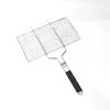 Factory Outdoor Portable Iron Barbecue Net wire Charcoal BBQ grill for Camping