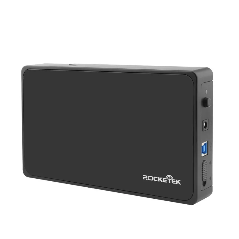 Rocketek wholesale factory price External 3.5inch USB3.0 to SATA HDD Enclosure Support to 4TB Hard disk Drive