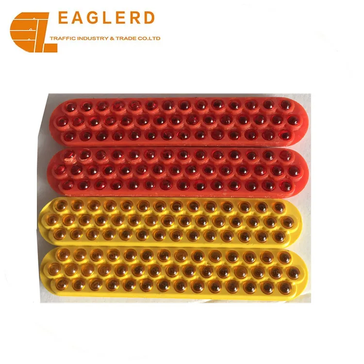 Hot sale road safety 43glass beads road stud reflector for driveway