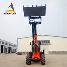 diesel engine 2.5ton rated load ce telescopic boom loader cane loader attachments with extra hydraulic control line