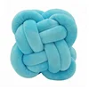 High quality customized color Chinese knot ball type solid color decorative pillow cushion