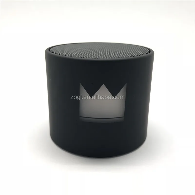 ZOGI super mini ABS 3W LED light up logo wireless speaker with customized LED logo - ANKUX.COM