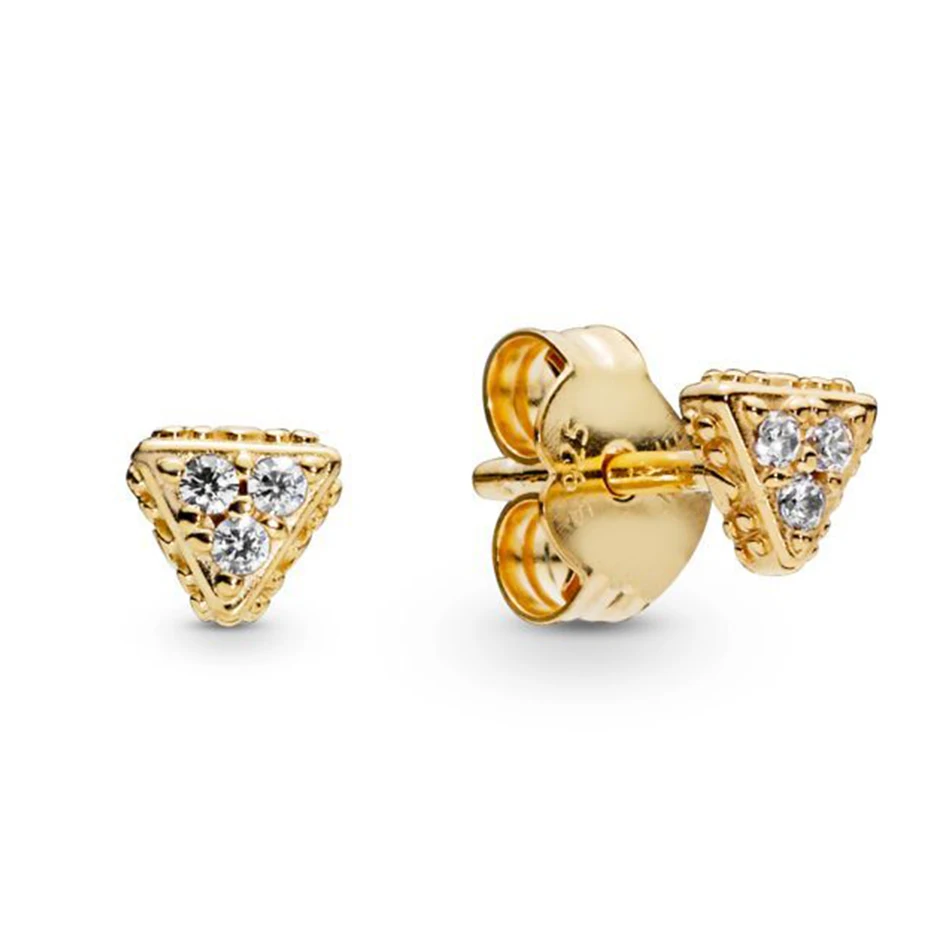 Forewe 100% 925 Sterling Silver Triangle Plating Gold Stud Earrings With Clear CZ Stone For Women Jewelry Gift, Silver color
Forewe 100% 925 Sterling Silver Triangle Plating Gold Stud Earrings With Clear CZ Stone For Women Jewelry Gift, Silver color