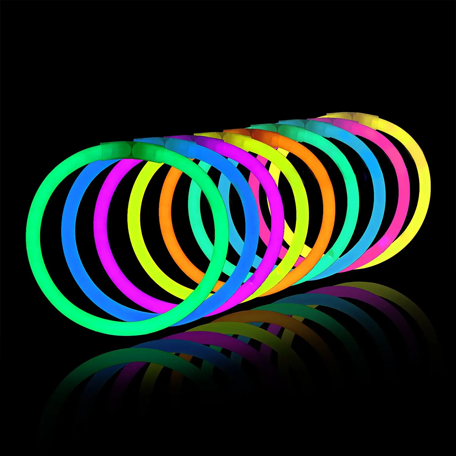 8 Inch Glow Stick Party Pack Glow Stick Bracelets Glow Stick 100pack