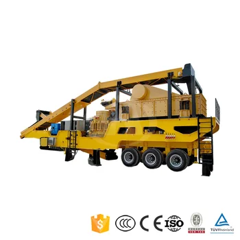 Hot Selling !! Mobile portable jaw crusher plant with high quality for sale from direct manufa