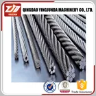 marine hardware capacity of steel wire rope galvanized steel wire rope