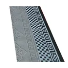 Polyester Custom runner hotel corridor double color square jacquard carpet