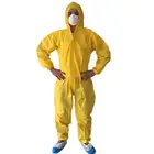 Cheap protective winter waterproof disposable coverall with hood