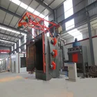 Hook type shot blasting machine,used shot blasters for sale