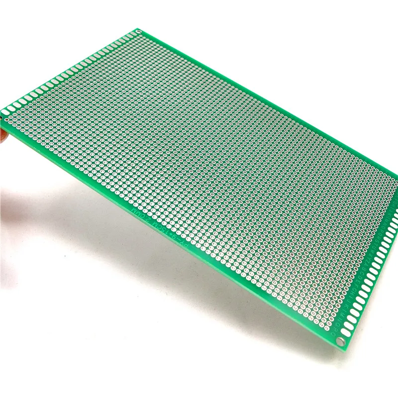 Free shinpping 10pcs / lot tunnel experiment board 9 * 15CM 1.6 2.0 thick pitch -sided spray tin universal board Universal board
