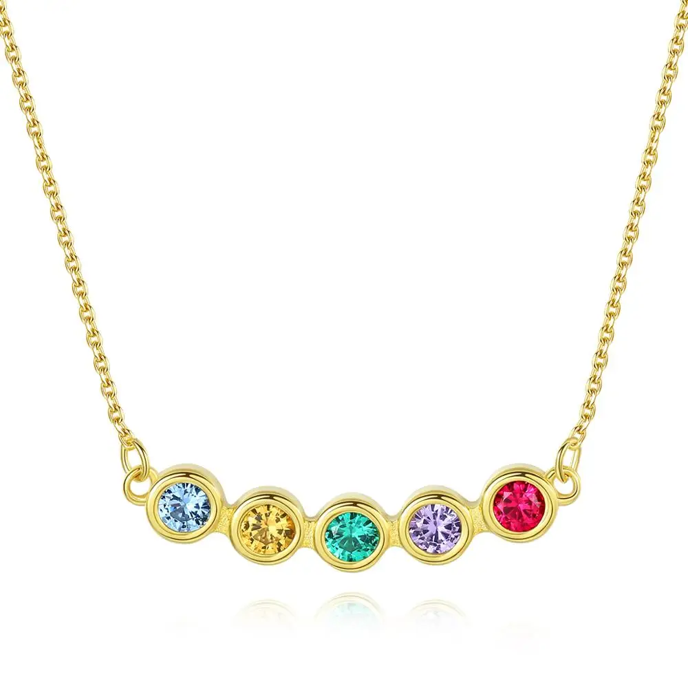 CZCITY New Fashion Design Jewelry Five Colors of Gemstone Necklaces 925 Sterling Silver Chain Necklaces
CZCITY New Fashion Design Jewelry Five Colors of Gemstone Necklaces 925 Sterling Silver Chain Necklaces