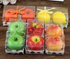 gift ideas Party Decoration Apple Candle Fruit Shape Candles For Christmas Gift Thanksgiving Day Gift