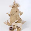 Unique Artificial Wooden X'mas tree, natural material for handicrafts