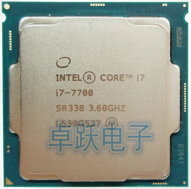 Intel Core 7 series Processor I7 7700 I7-7700 CPU LGA 1151 14 nanometers  Quad-Core cpu