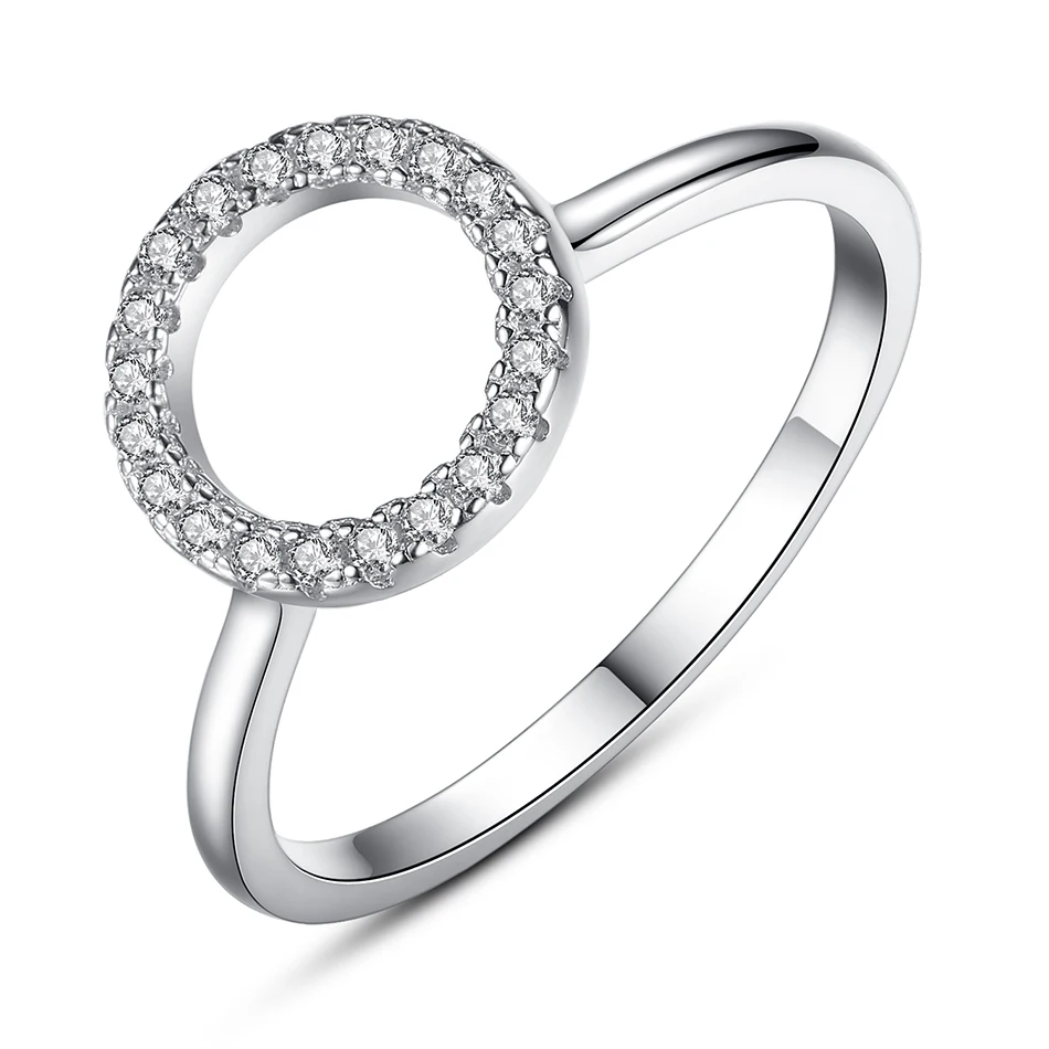 Original 925 Sterling Silver CZ Circle Ring Geometric Minimalist Rings For Women Wedding Party Fashion Silver Jewelry Gift
Original 925 Sterling Silver CZ Circle Ring Geometric Minimalist Rings For Women Wedding Party Fashion Silver Jewelry Gift