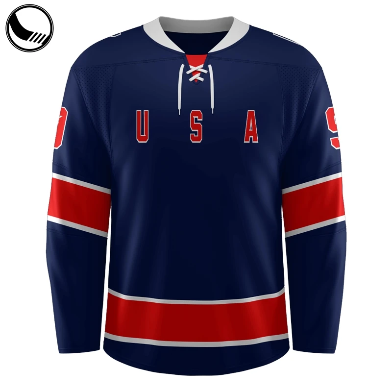 custom team sublimated youth cheap hockey jerseys