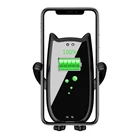 Automatic Clamp 10W Fast Wireless Car Charger Mount Air Vent Car CellPhone Holder Wireless Charging