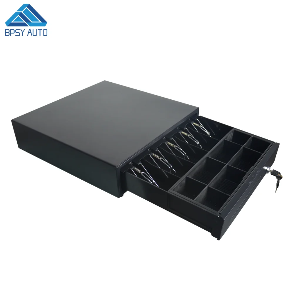 Electronic Pos Cash Drawer Box 410 5 Bill 8 Coin Adjustable Coin