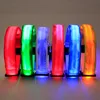 Amazon Hot Selling USB Rechargeable Pet Night Safety Cord Flashing Glow Colorful Anti-Lost LED Dog Collar 3 Sizes 6 Colors
